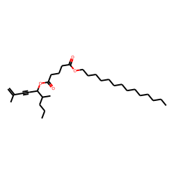 Glutaric acid, 2,6-dimethylnon-1-en-3-yn-5-yl tetradecyl ester