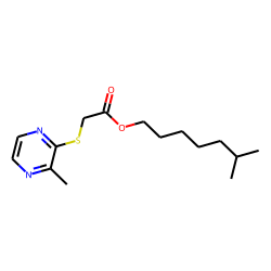Iso-octyl[2-(3-methylpyrazyl)] mercapto acetate