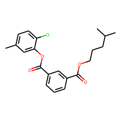 Isophthalic acid, 2-chloro-5-methylphenyl isohexyl ester