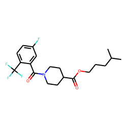 Isonipecotic acid, N-(3-fluoro-6-trifluoromethylbenzoyl)-, isohexyl ester