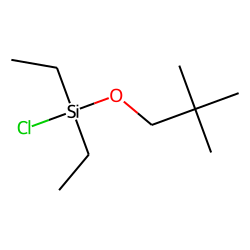 Silane, chlorodiethylneopentyloxy-