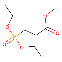 Propionic acid, 3-diethyl-phosphono-, methyl ester