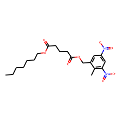 Glutaric acid, 3,5-dinitro-2-methylbenzyl heptyl ester