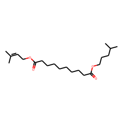 Sebacic acid, isohexyl 3-methylbut-2-enyl ester