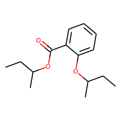 Salicylic acid, 1-methylpropyl ether, 1-methylpropyl ester