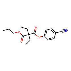 Diethylmalonic acid, 4-cyanophenyl propyl ester