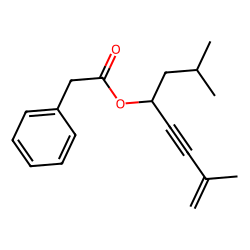 phenylacetic acid, 2,7-dimethyloct-7-en-5-yn-4-yl ester
