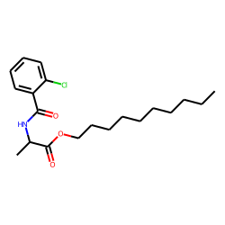 D-Alanine, N-(2-chlorobenzoyl)-, decyl ester