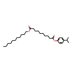 Sebacic acid, 4-isopropylphenyl undecyl ester