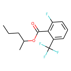 2-Fluoro-6-trifluoromethylbenzoic acid, 2-pentyl ester