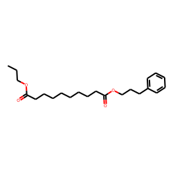 Sebacic acid, 3-phenylpropyl propyl ester