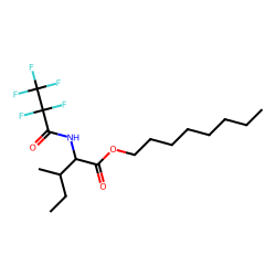 L-isoleucine, n-pentafluoropropionyl-, octyl ester