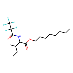 l-Isoleucine, n-pentafluoropropionyl-, octyl ester