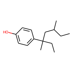 Phenol, 4-(1-ethyl-1,3-dimethylpentyl), diastereomer # 2