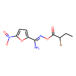2-Furamidoxime, o-(2-bromobutyryl)-5-nitro-
