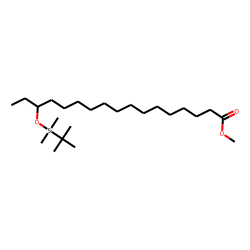 15-Hydroxy-heptadecanoic acid, methyl ester, tBDMS ether