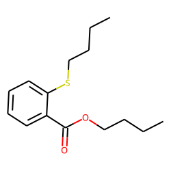 Benzoic acid, 2-(butylthio)-, butyl ester