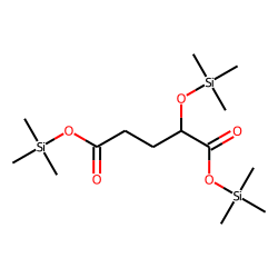 Pentanedioic acid, 2-[(trimethylsilyl)oxy]-, bis(trimethylsilyl) ester