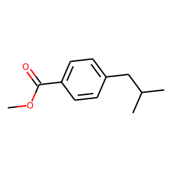 4-Isobutylbenzoic acid, methyl