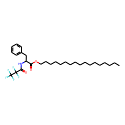 l-Phenylalanine, n-pentafluoropropionyl-, heptadecyl ester