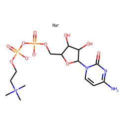 Choline, cytidine 5'-pyrophosphate, monosodium salt