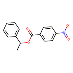 Benzoic acid, 4-nitro, 1-phenylethyl ester