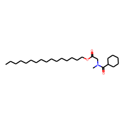 Sarcosine, N-(cyclohexylcarbonyl)-, hexadecyl ester