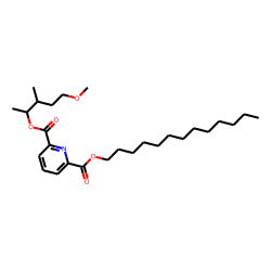 2,6-Pyridinedicarboxylic acid, 5-methoxy-3-methylpent-2-yl tridecyl ester