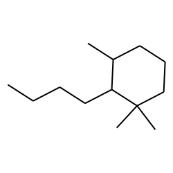 Cyclohexane, 2-butyl-1,1,3-trimethyl-