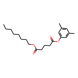 Glutaric acid, 3,5-dimethylphenyl octyl ester