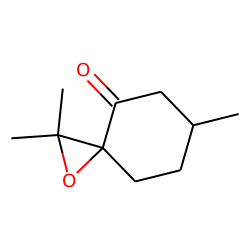 1-Oxaspiro[2.5]octan-4-one, 2,2,6-trimethyl-, trans-