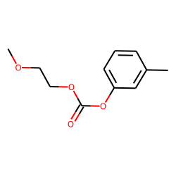 Carbonic acid, 2-methoxyethyl 3-methylphenyl ester