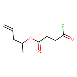 Succinic acid, monochloride pent-4-en-2-yl ester