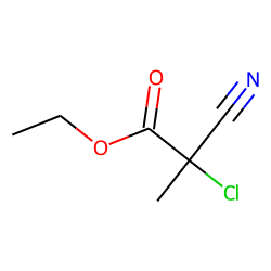 Ethyl 2-chloro-2-cyanopropanoate