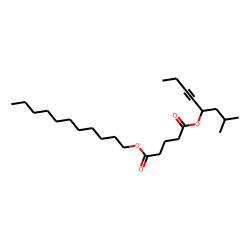 Glutaric acid, 2-methyloct-5-yn-4-yl undecyl ester