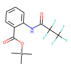 Anthranilic acid, N-pentafluoropropionyl-, trimethylsilyl ester