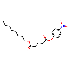 Glutaric acid, 4-nitrophenyl octyl ester