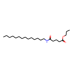Glutaric acid, monoamide, N-tetradecyl-, propyl ester
