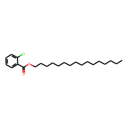 2-Chlorobenzoic acid, hexadecyl ester