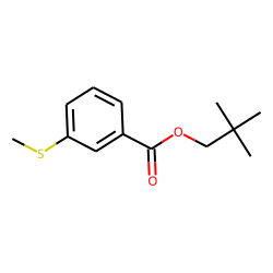 Benzoic acid, 3-(methylthio)-, neopentyl ester