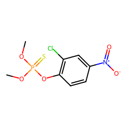 o-(2-Chloro-4-nitrophenyl) o,o-dimethyl phosphorothioate