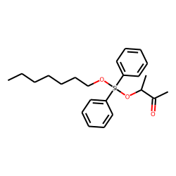 Silane, diphenylheptyloxy(3-oxobut-2-yloxy)-