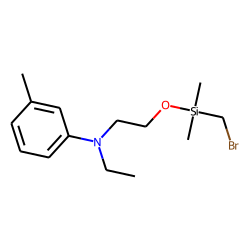 2-(N-Ethyl-N-m-tolyl)aminoethanol, bromomethyldimethylsilyl ether