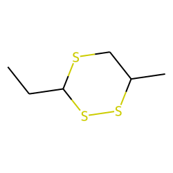 3-ethyl-6-methyl-1,2,4-trithiane