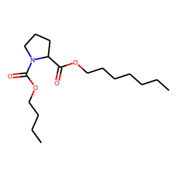 d-Proline, n-butoxycarbonyl-, heptyl ester