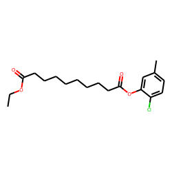 Sebacic acid, 2-chloro-5-methylphenyl ethyl ester