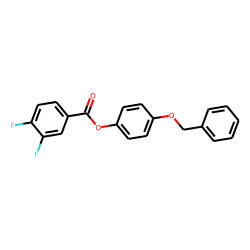 3,4-Difluorobenzoic acid, 4-benzyloxyphenyl ester