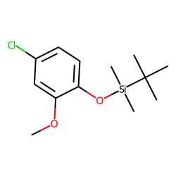 4-Chloro-2-methoxyphenol, tert-butyldimethylsilyl ether