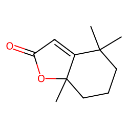 2(4H)-benzofuranone, 5,6,7,7a-tetrahydro-4,4,7a-trimethyl-