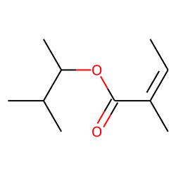 3-Methylbutan-2-yl (E)-2-methylbut-2-enoate